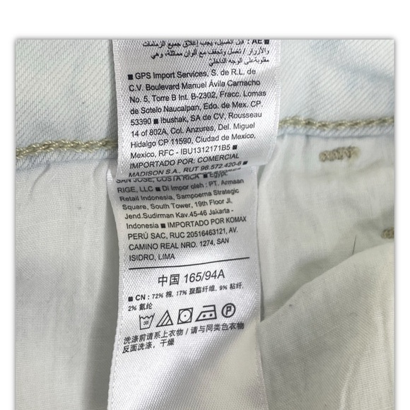 Old Navy Rockstar Super Skinny Ankle Jeans 18 Petite Light Blue Distressed - Picture 12 of 14